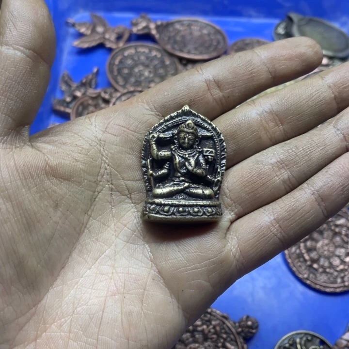 藏传黄利马手工翻砂一个