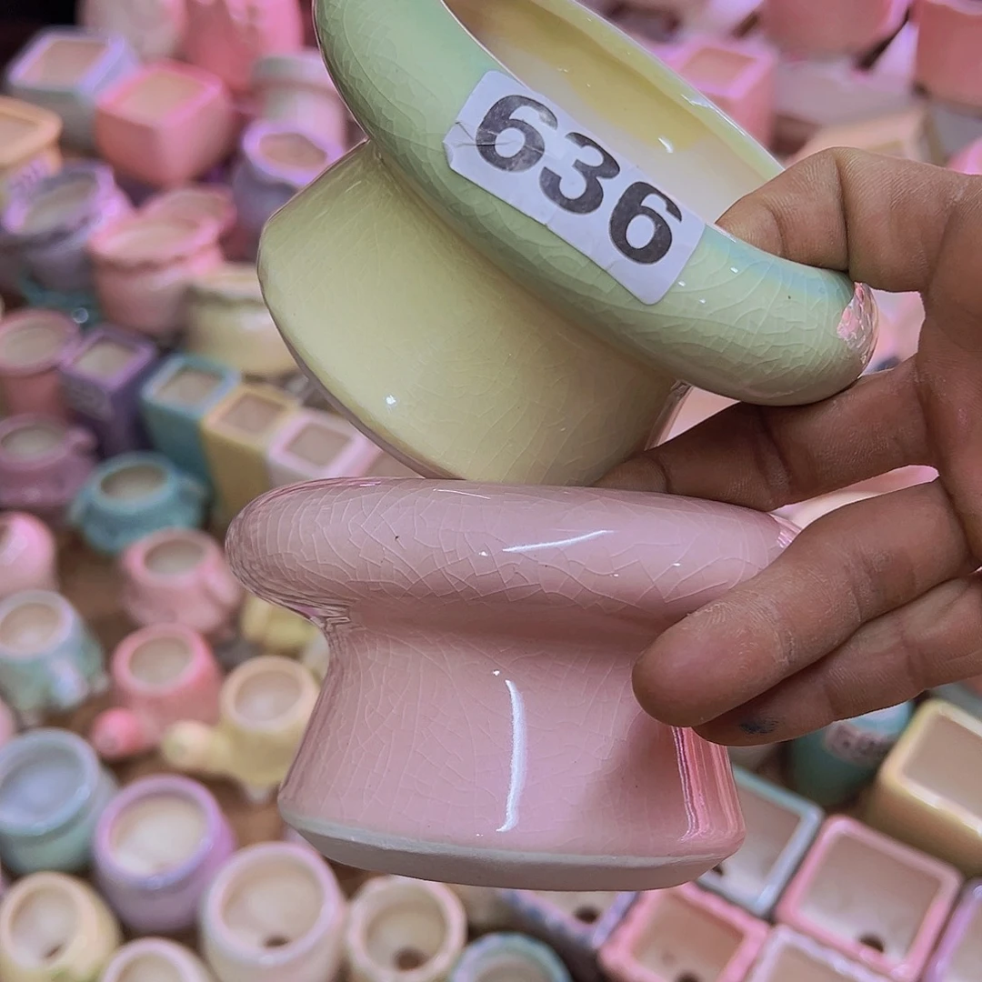 陶瓷花盆满12包邮发货