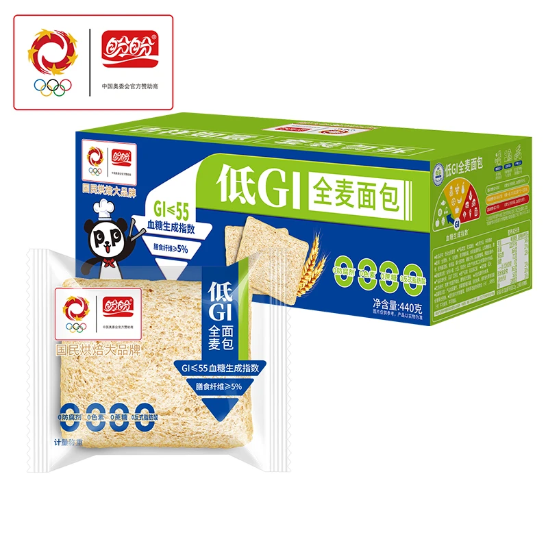 盼盼低GI全麦面包440g