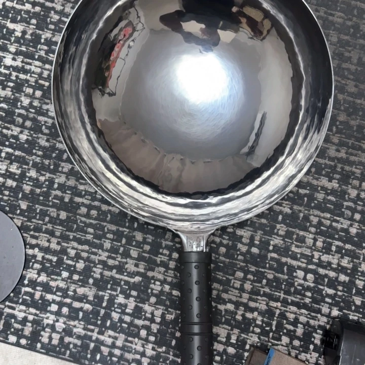 大***巴熟铁手工锻打铁锅34