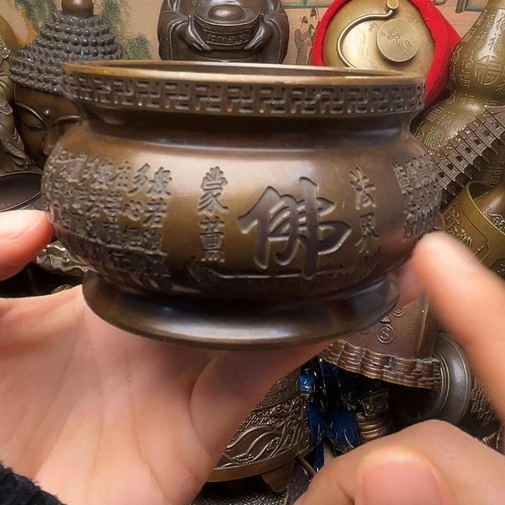 铜器摆件老王直播间