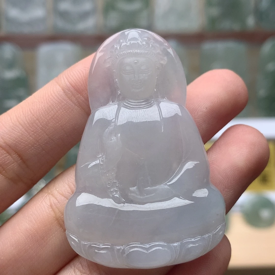 翡翠未镶嵌颈饰素衣