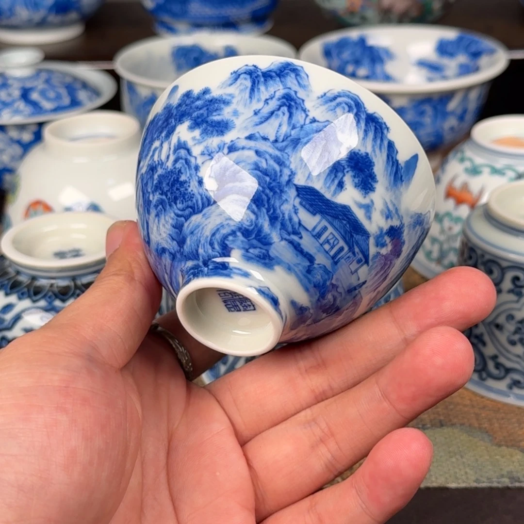 人***呢现代手工手绘茶器