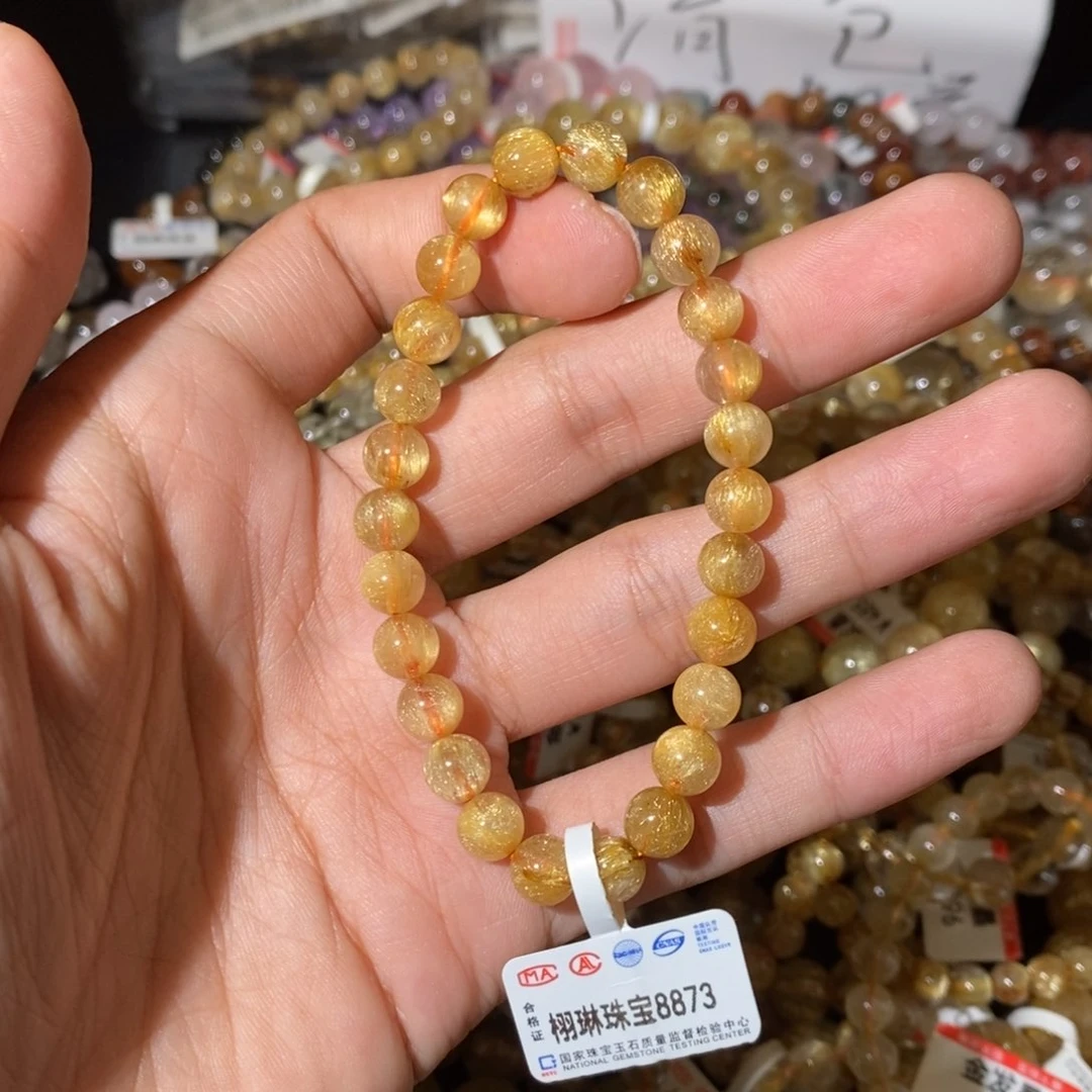 水晶手链未镶嵌我