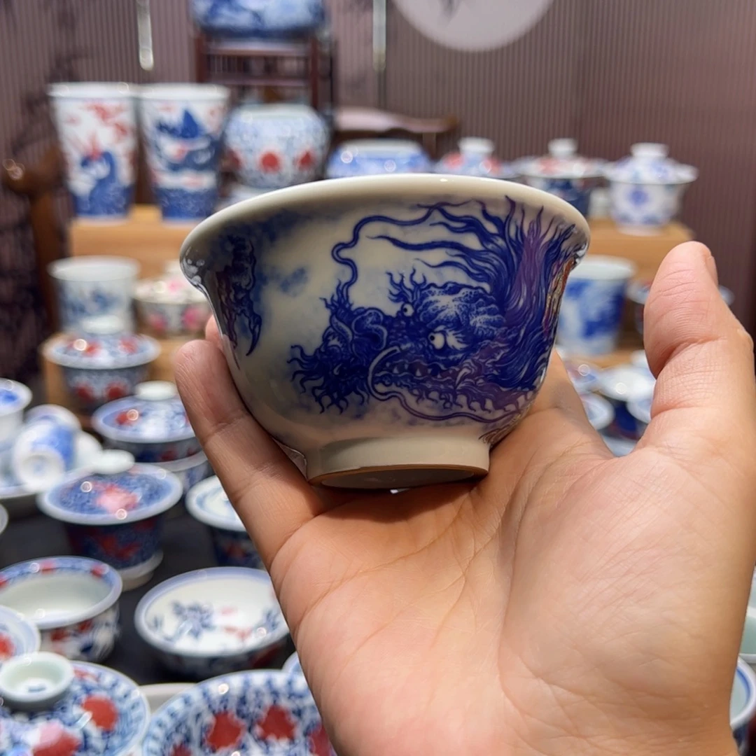 清龙+珐琅彩杯子啊杯子啊杯子啊