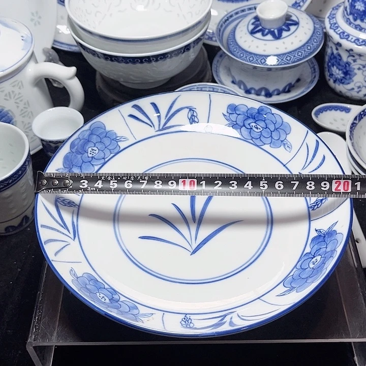 碗手绘木棉花八寸盘