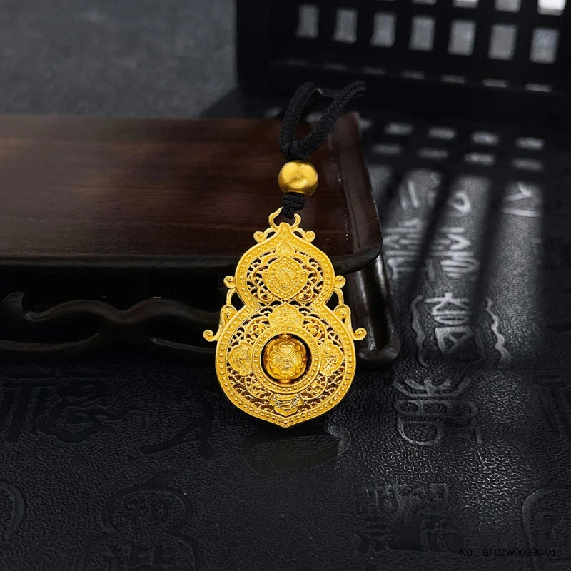 足金人生四美含珠子