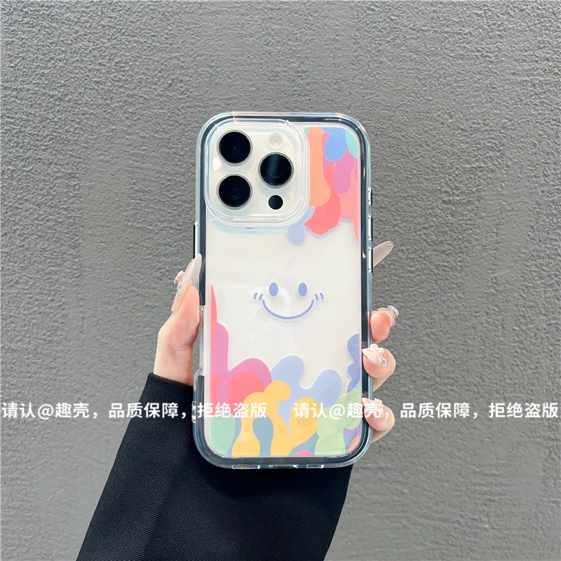 三合一炫彩适用苹果iPhone17/华为荣耀/OPPO/VIVO/小米手机壳爆款