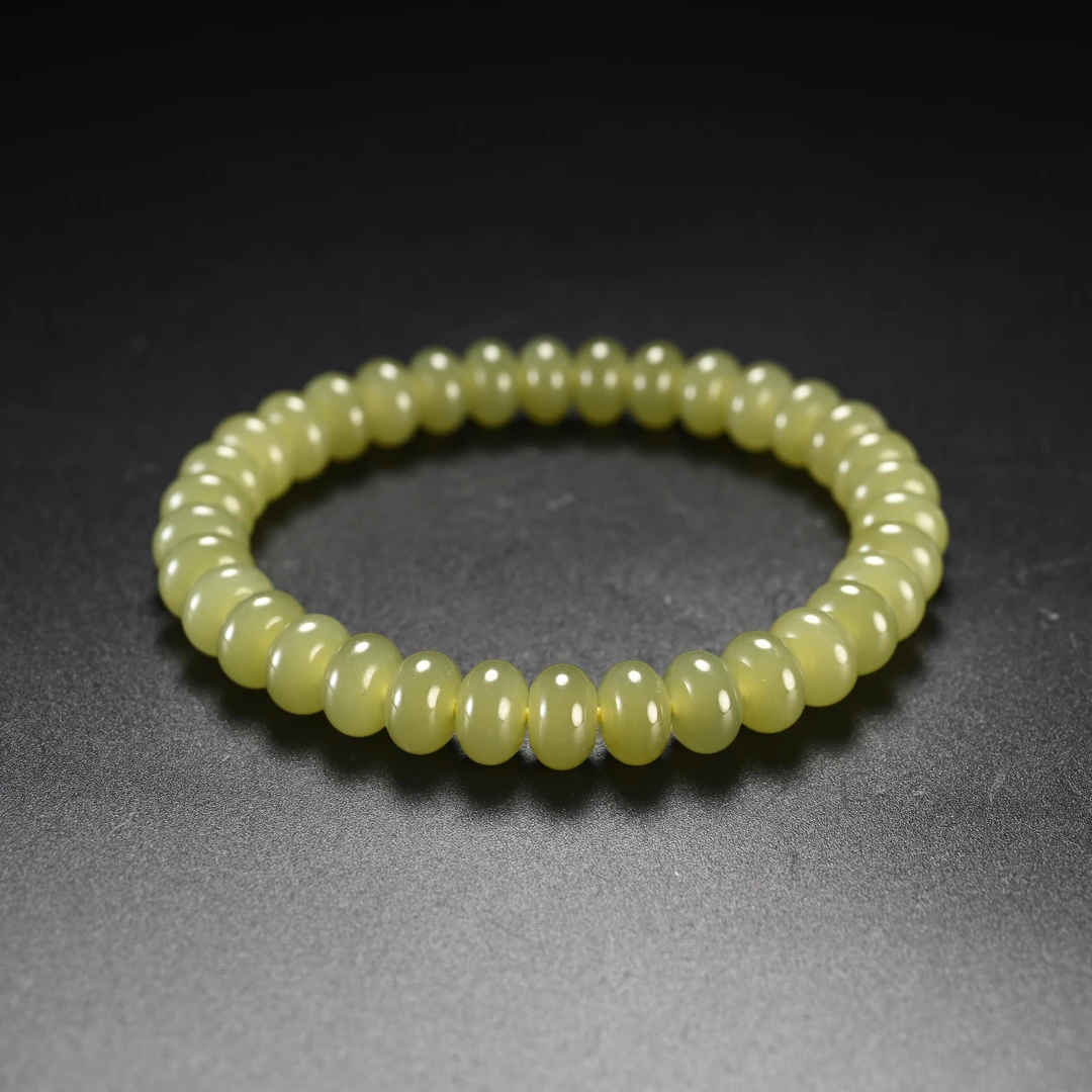 LOT8814和田玉黄玉手串/保利