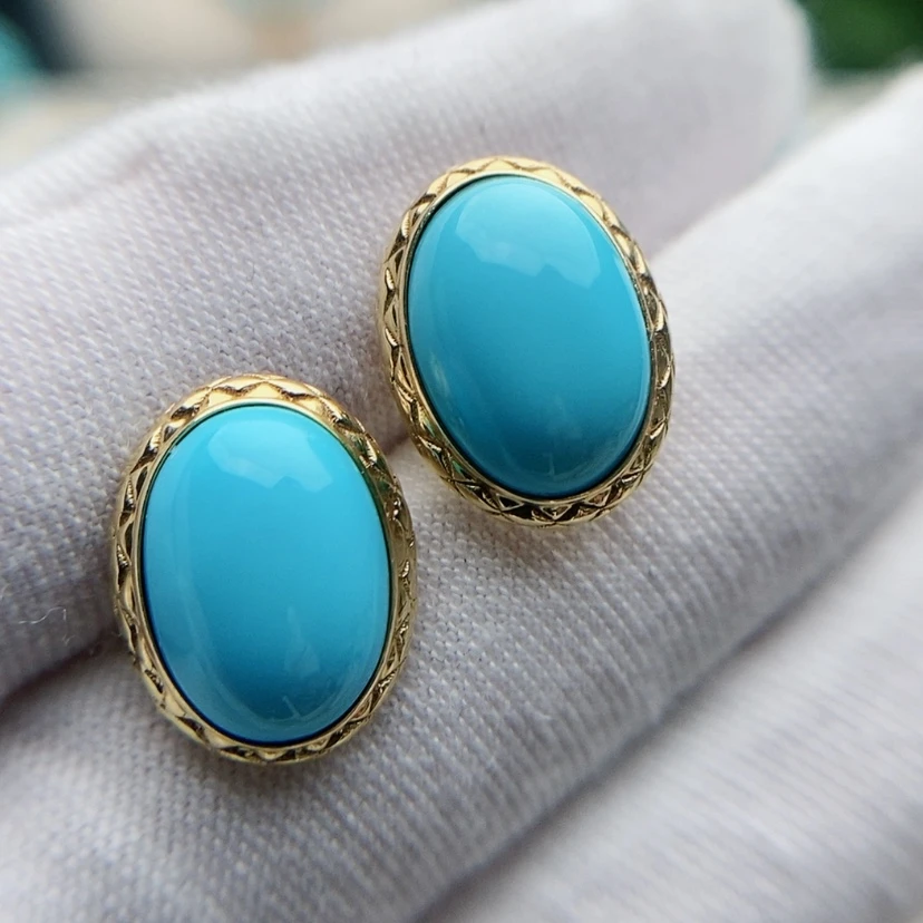 【闪购商品】绿松石配饰18K金镶嵌