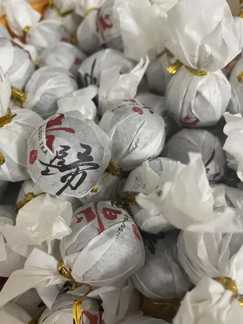 邦东三杰2023年昔归龙珠普洱茶生茶龙珠