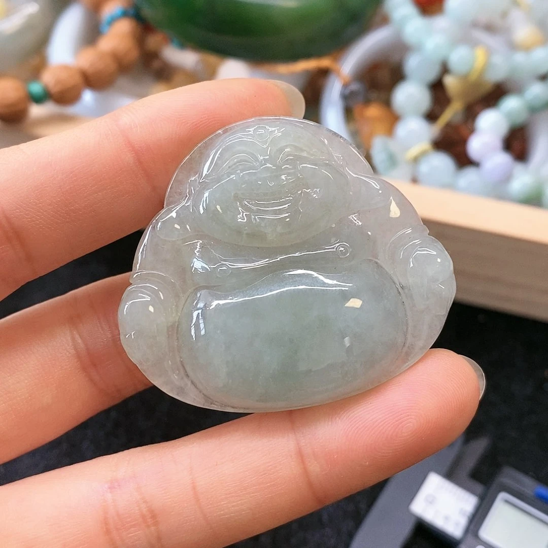 翡翠颈饰未镶嵌翡翠挂件