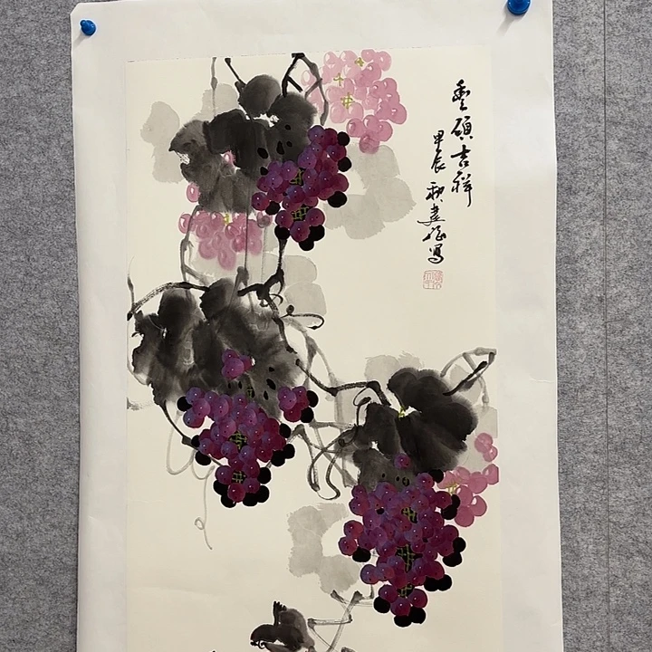 国画花鸟等图案为