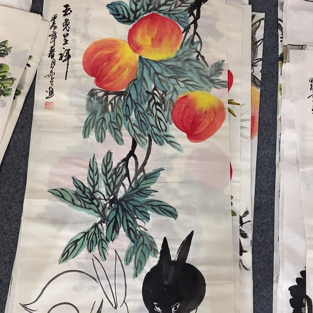 国画画画真的画画画