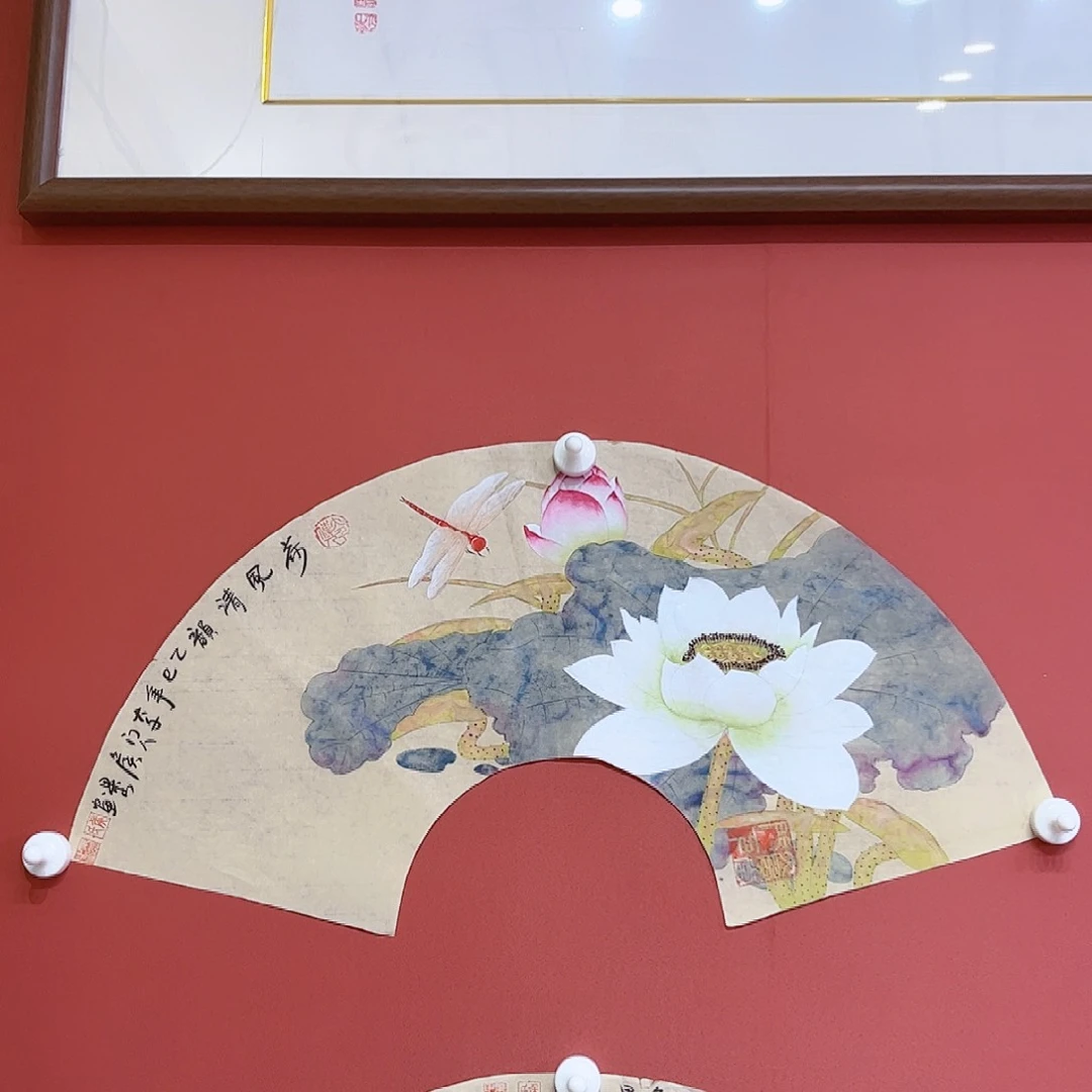 国画侯果山老师亲笔手绘作品朵