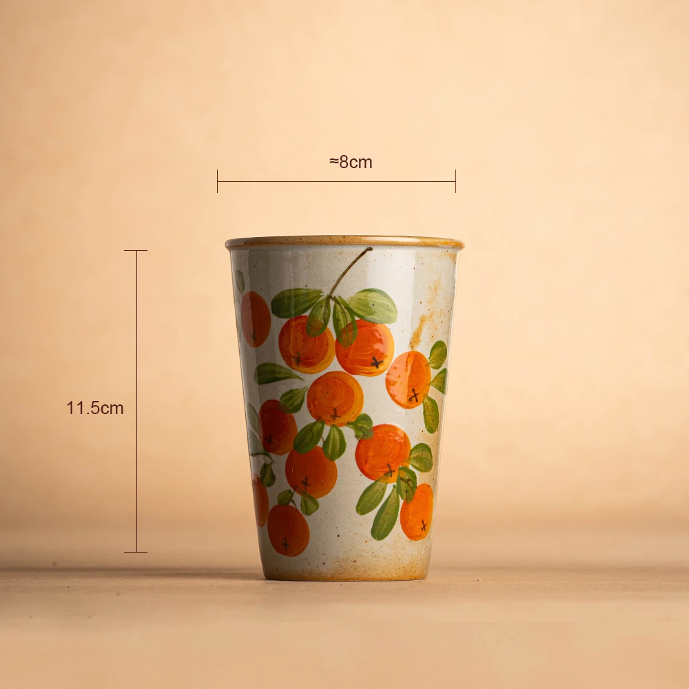 2100-300ml可乐杯枇杷（老陶泥）