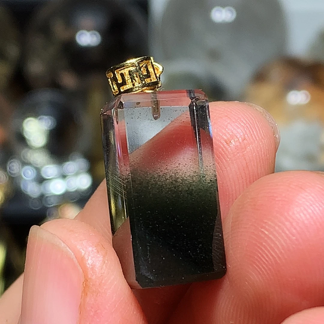 银S925镀金镶嵌珠宝半成品水晶定制款