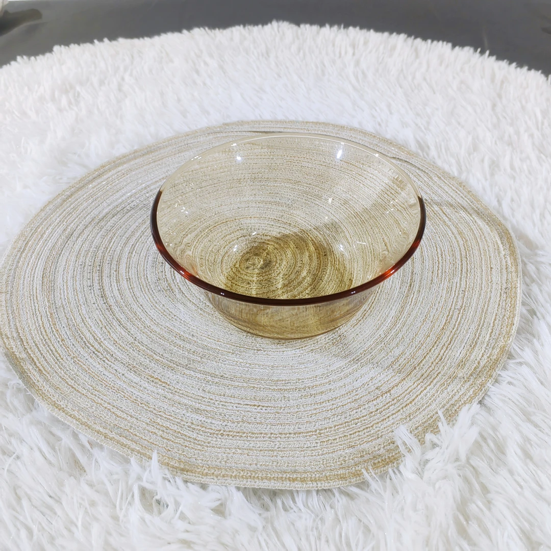 出美 琥珀面碗 口径17厘米 高度7.4厘米