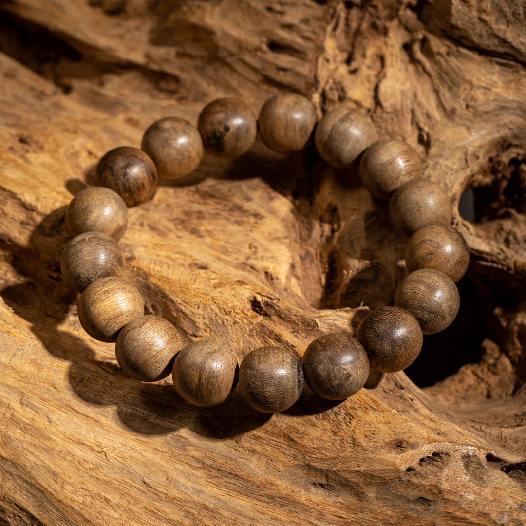 【天興尖货】印尼马泥涝土熟蚁穴沉香手串13mm单圈 欣头爱