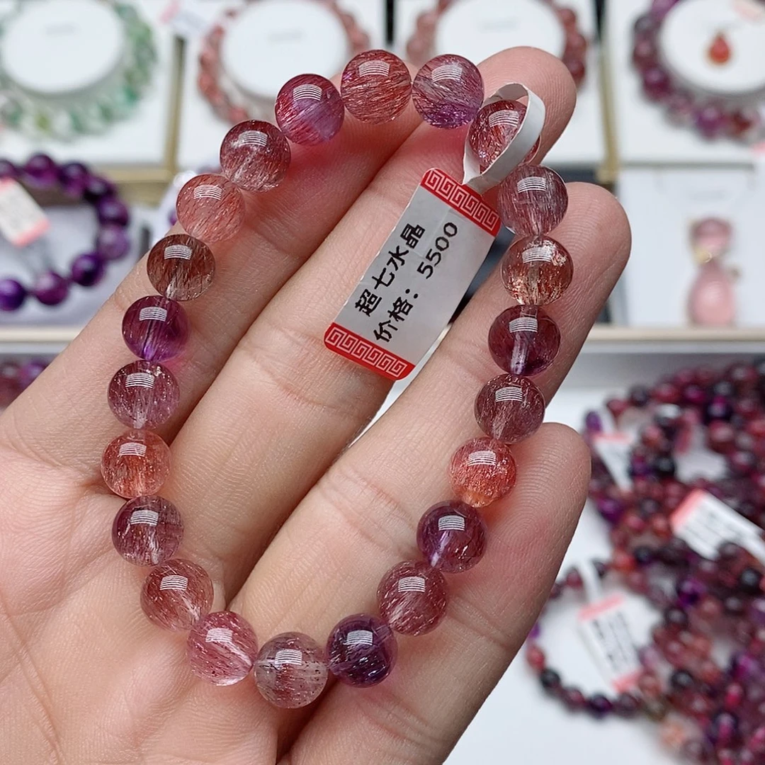 大***ʔ水晶手链未镶嵌水晶单圈手链未镶嵌