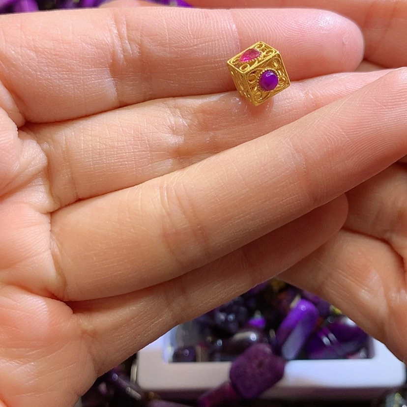 【闪购商品】苏纪石（舒俱来）吊坠银S925镀金镶嵌