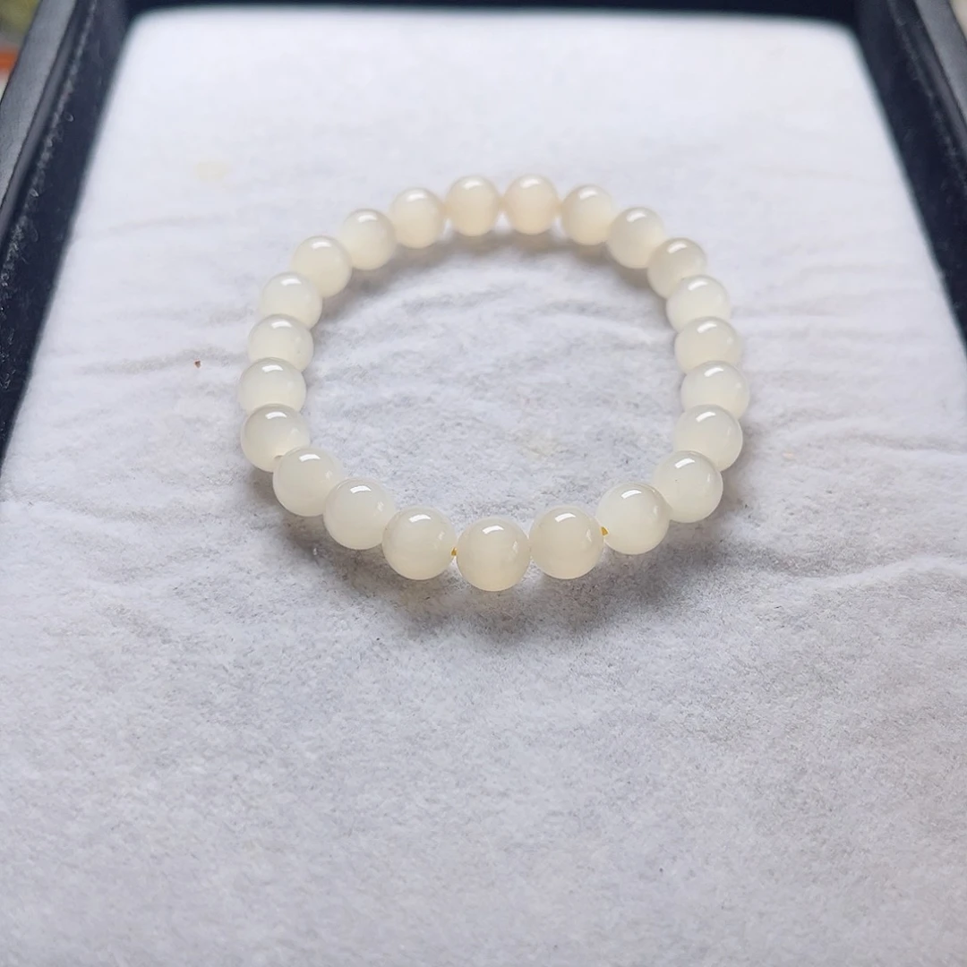 和田玉手串未镶嵌?*暖