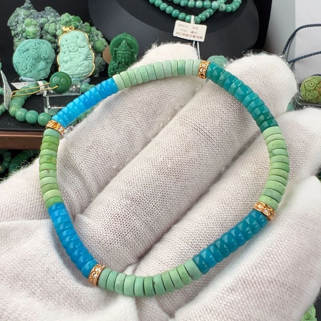 绿松石未镶嵌绿松石主播璐璐