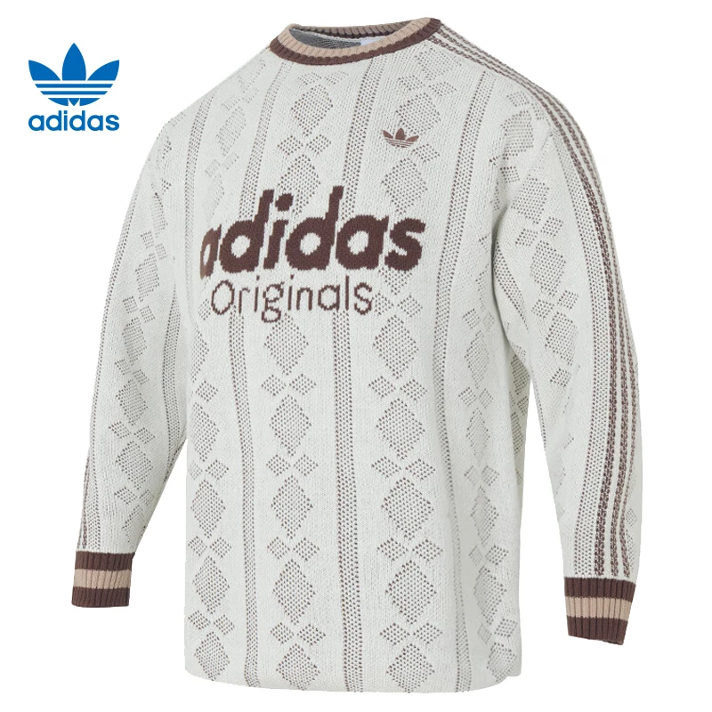 adidas阿迪达斯【中】三叶草男子运动休闲毛衣套头衫KS5956