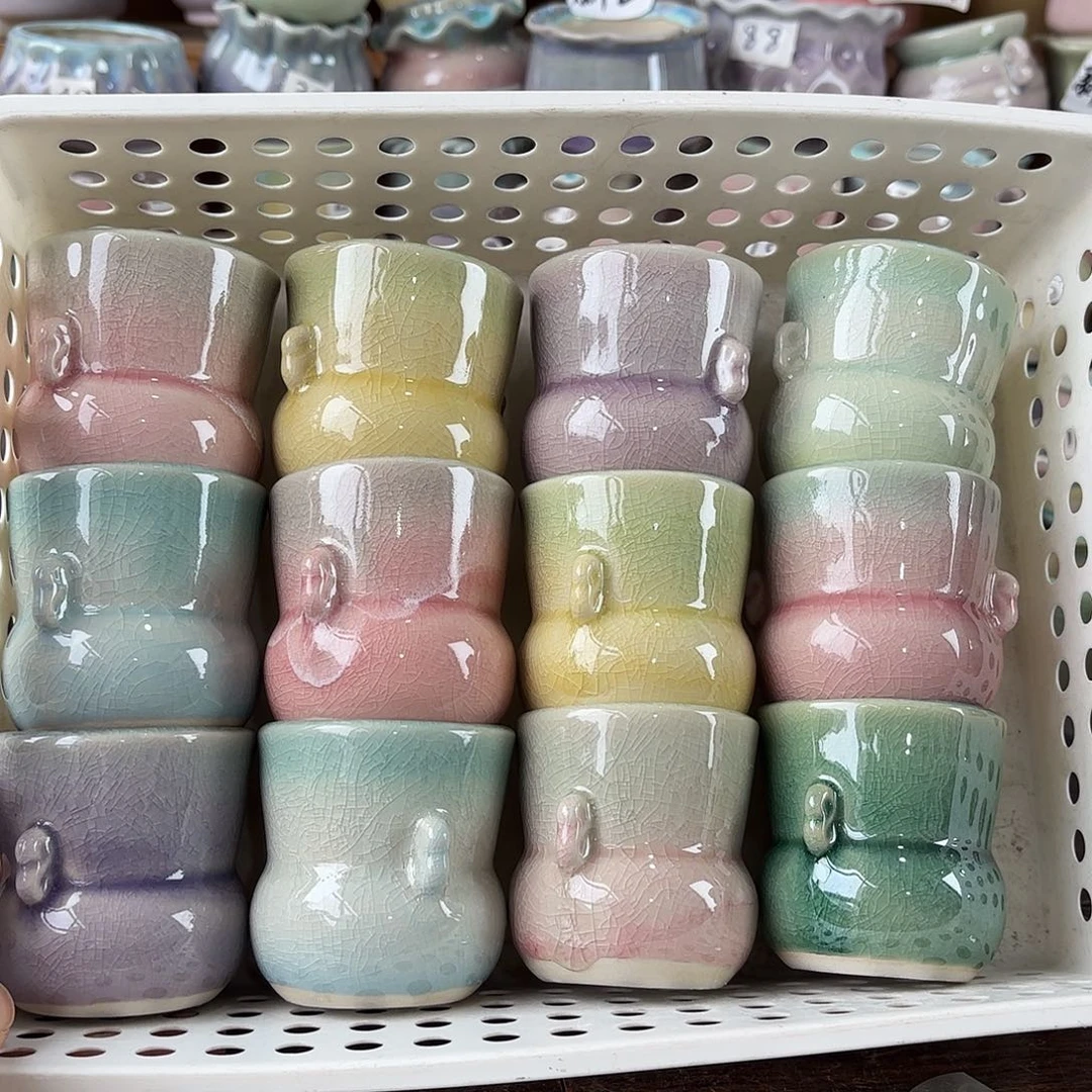 量货/口5.5高6.5深浅搭配发12个