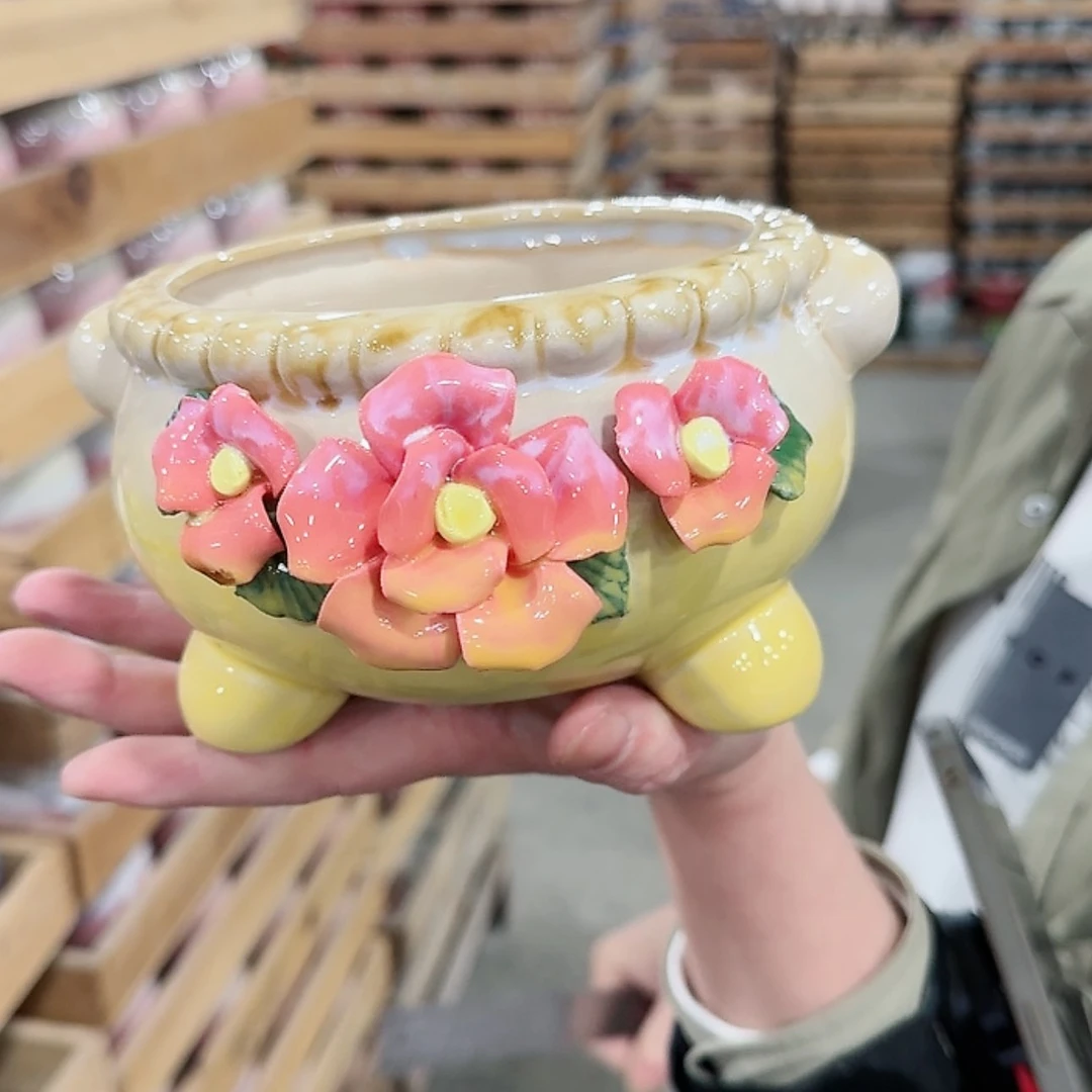 【闪购商品】陶瓷福利品，花盆凑单满10元发货！