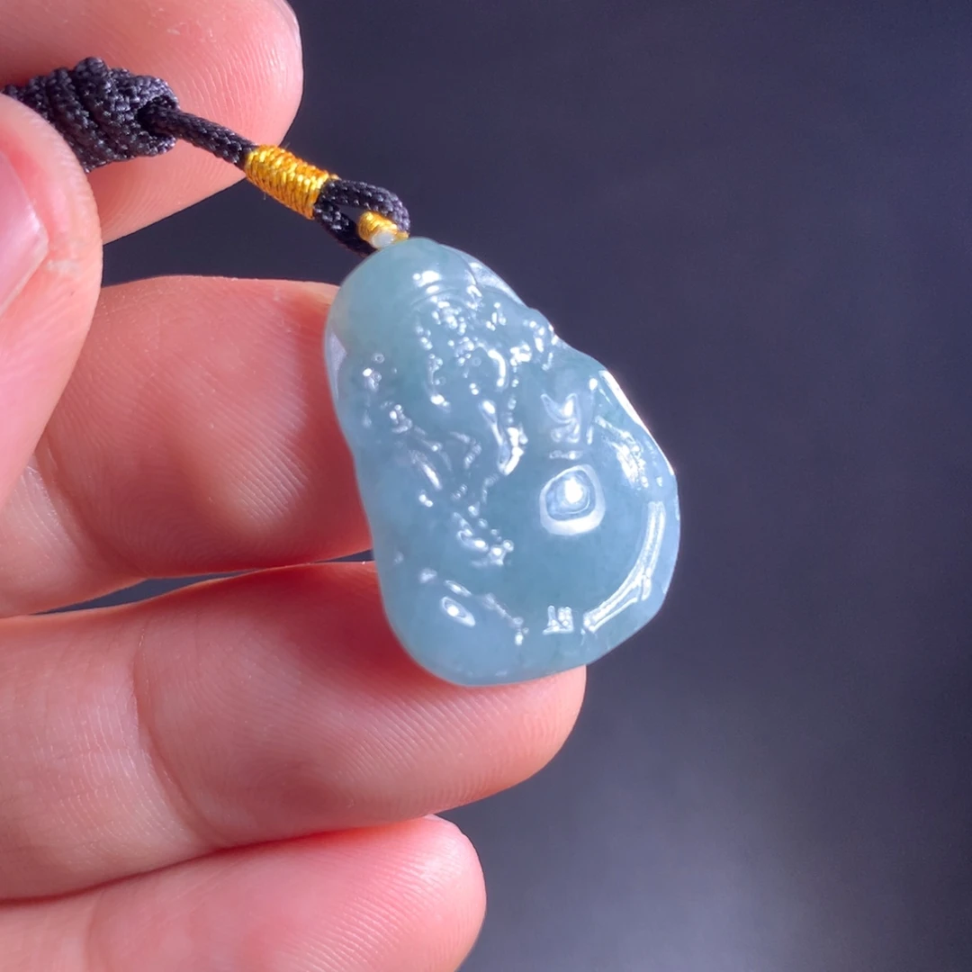 翡翠未镶嵌颈饰天然A货翡翠时尚气质女款吊坠挂坠