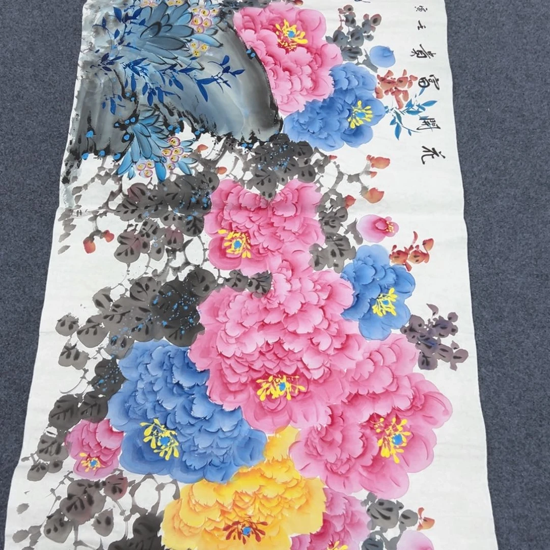 国画国画作品宣纸纯手绘