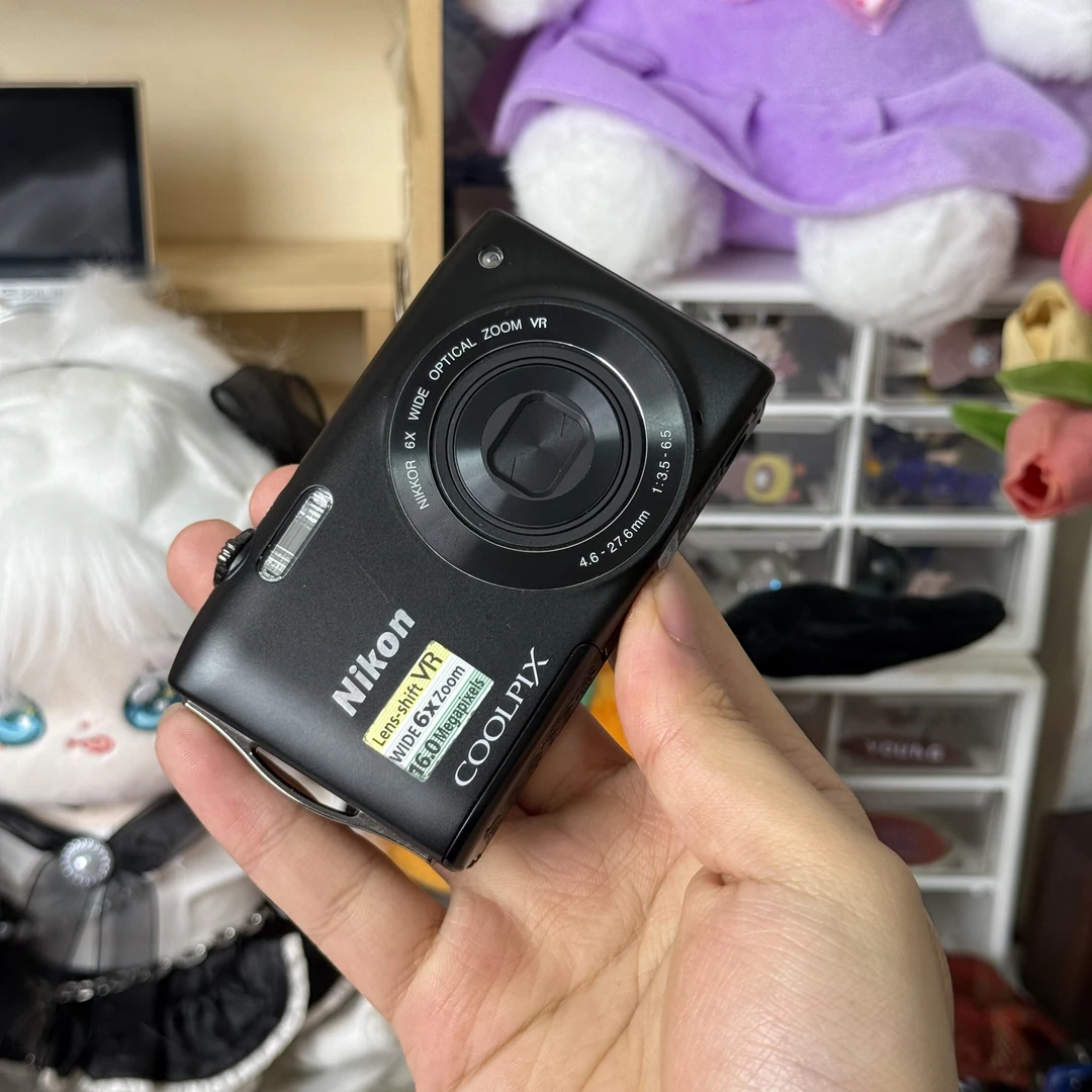 9新 Nikon/尼康 尼康s3300黑色冷白皮1600万像素滤镜多带配件