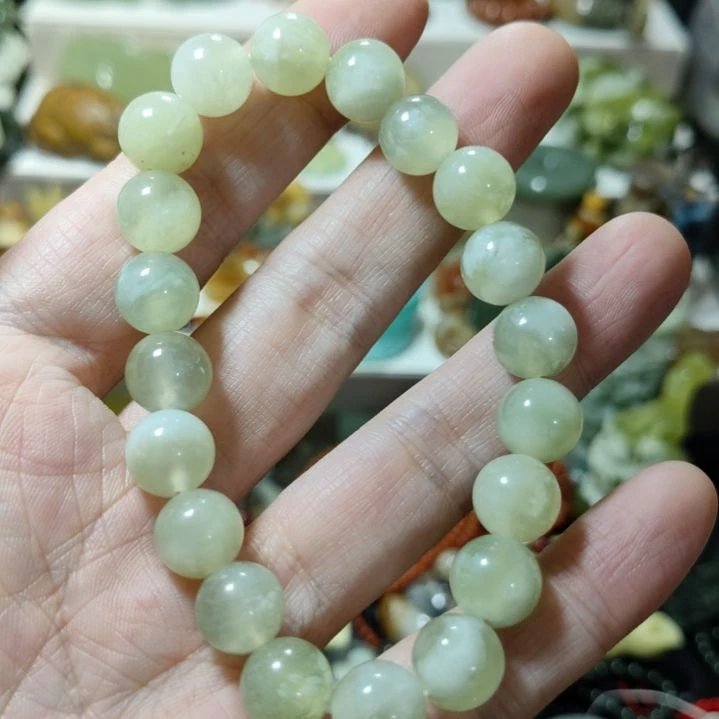 岫玉手串款式未镶嵌