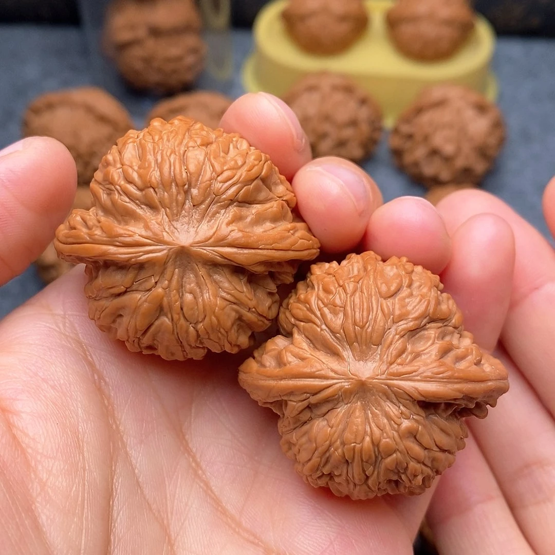 文玩核桃把件山地磨盘41全品