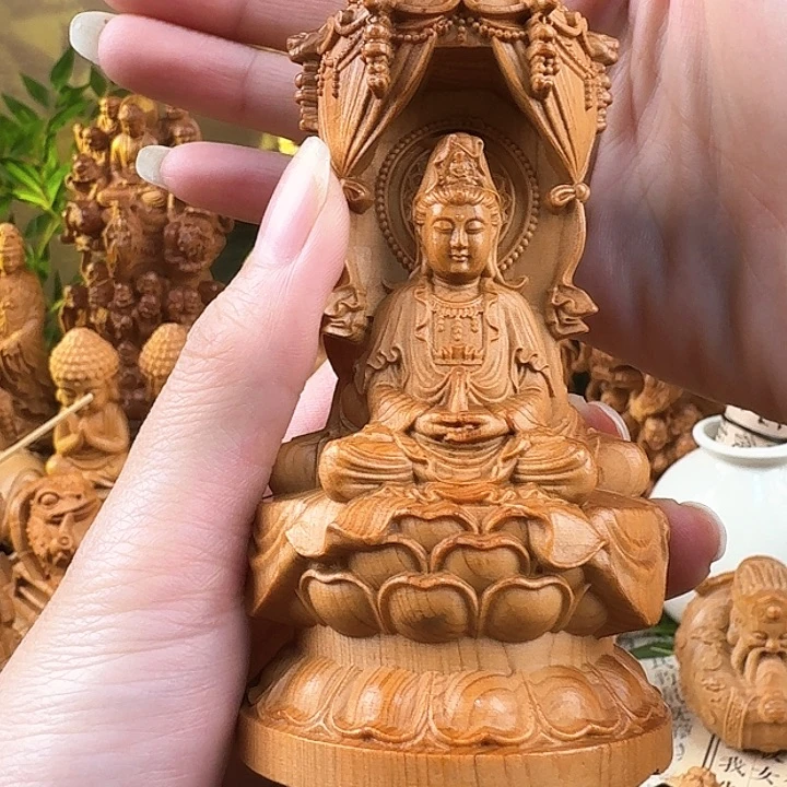 柏木（崖柏）西方三圣