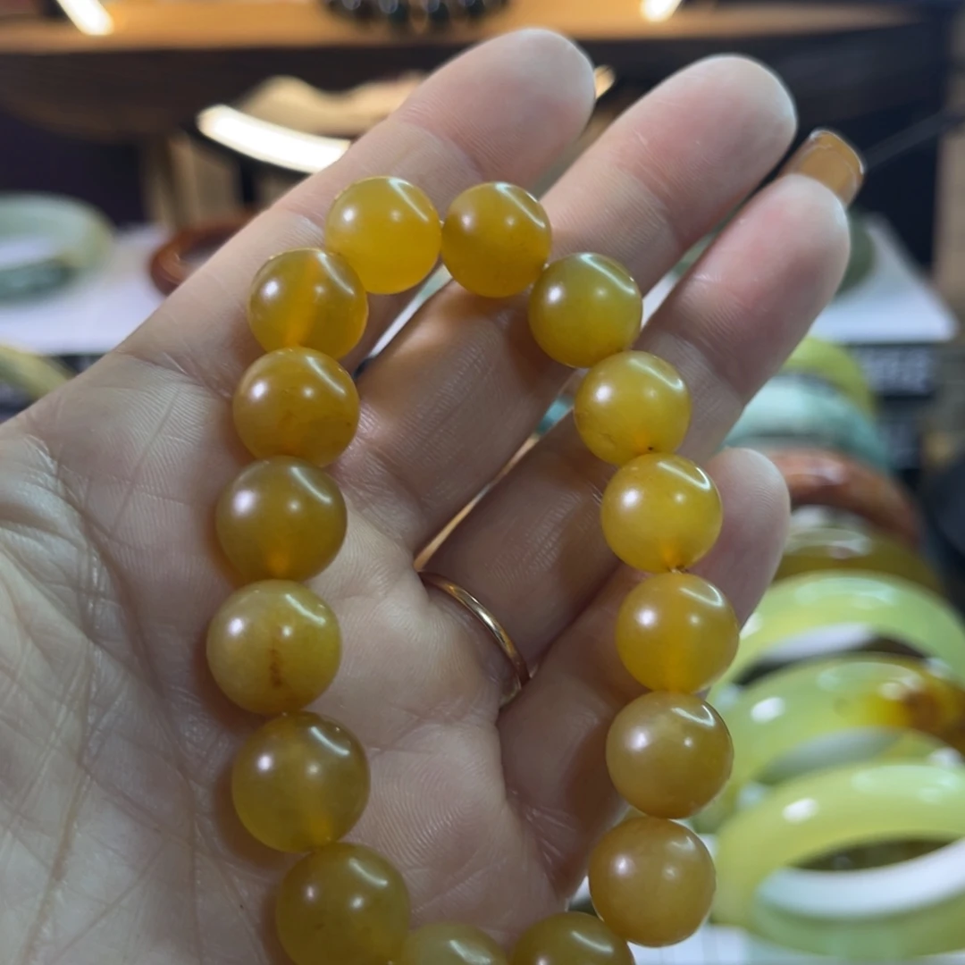 蛇纹石玉未镶嵌手串