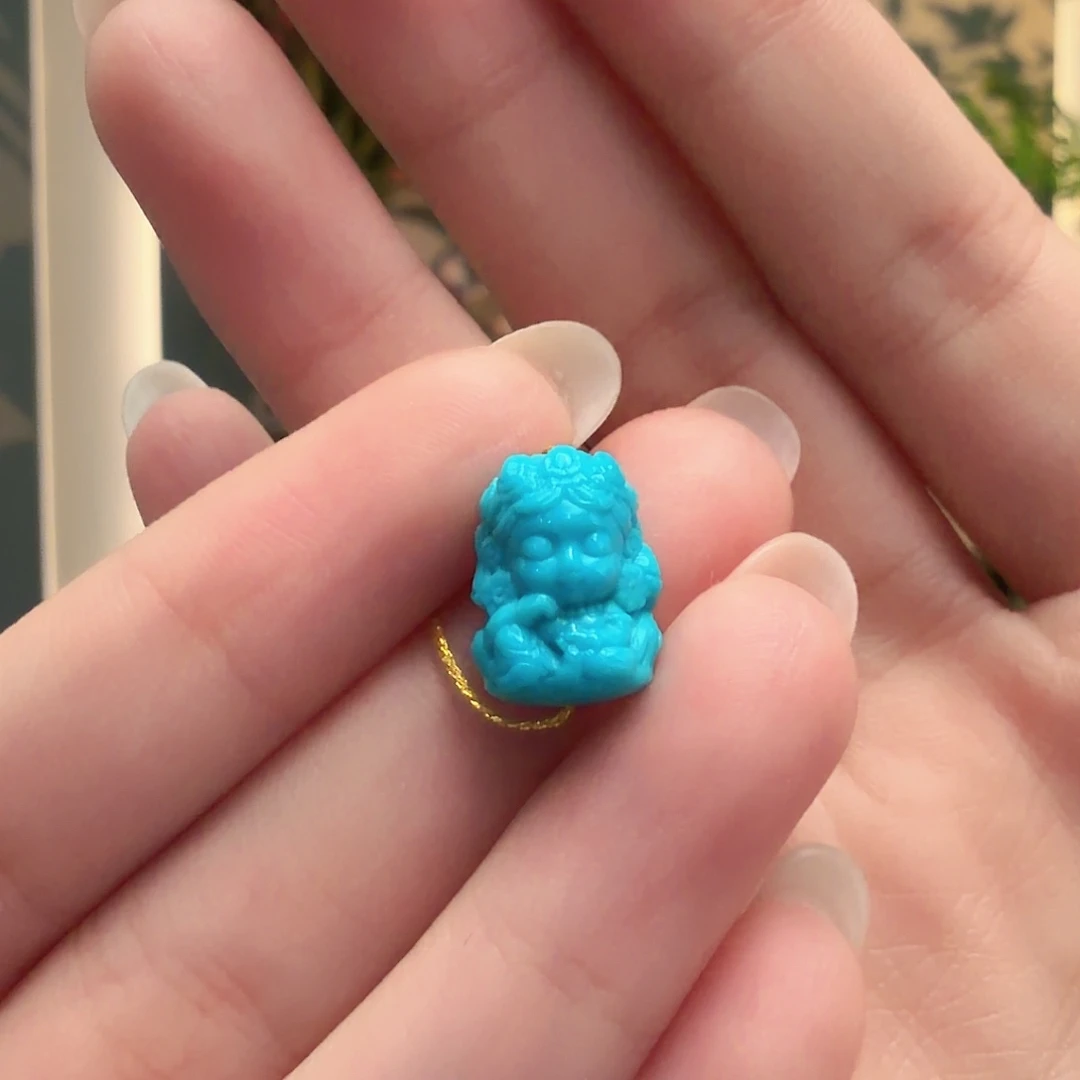 绿松石未镶嵌颈饰