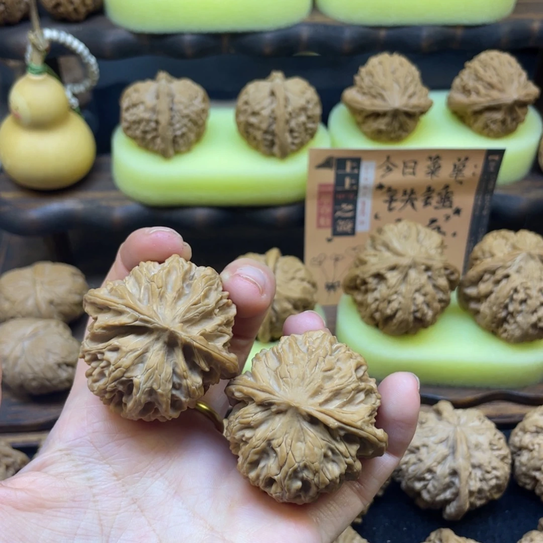 吊坠文玩核桃苹果园精对