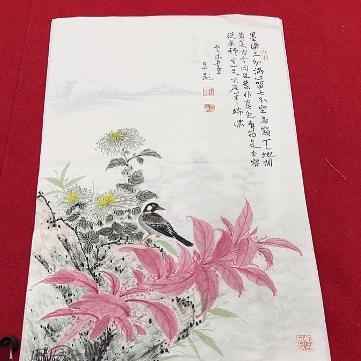 国画花鸟等多种形式