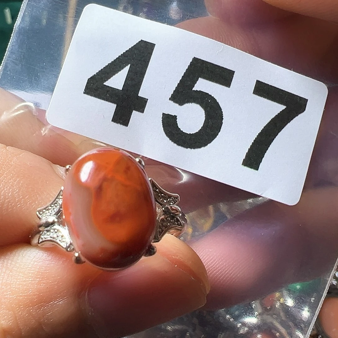 南红玛瑙戒指未镶嵌