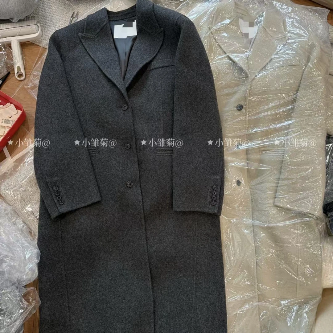 韩国正品 v领大衣 联系店铺客服购买