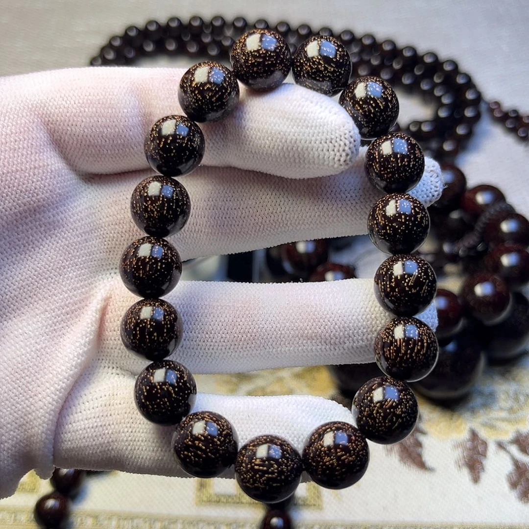 檀香紫檀（小叶紫檀）1.2 17颗爆星