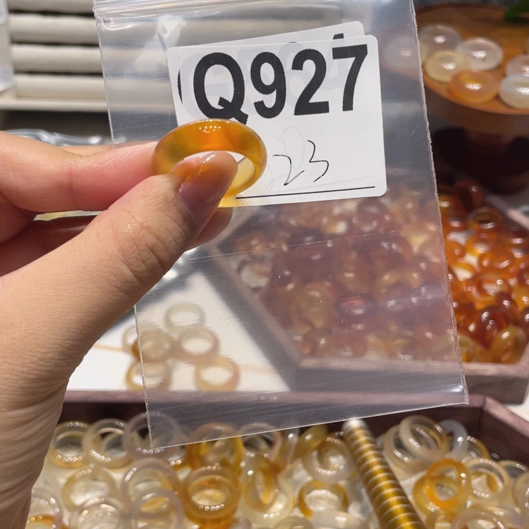 玛瑙/玉髓未镶嵌戒指927