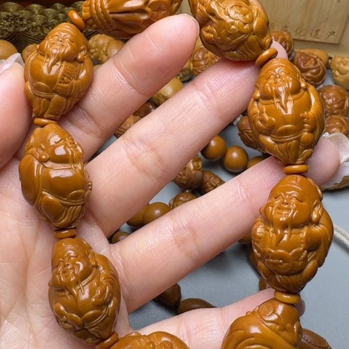 橄榄核手串/手链八大财神