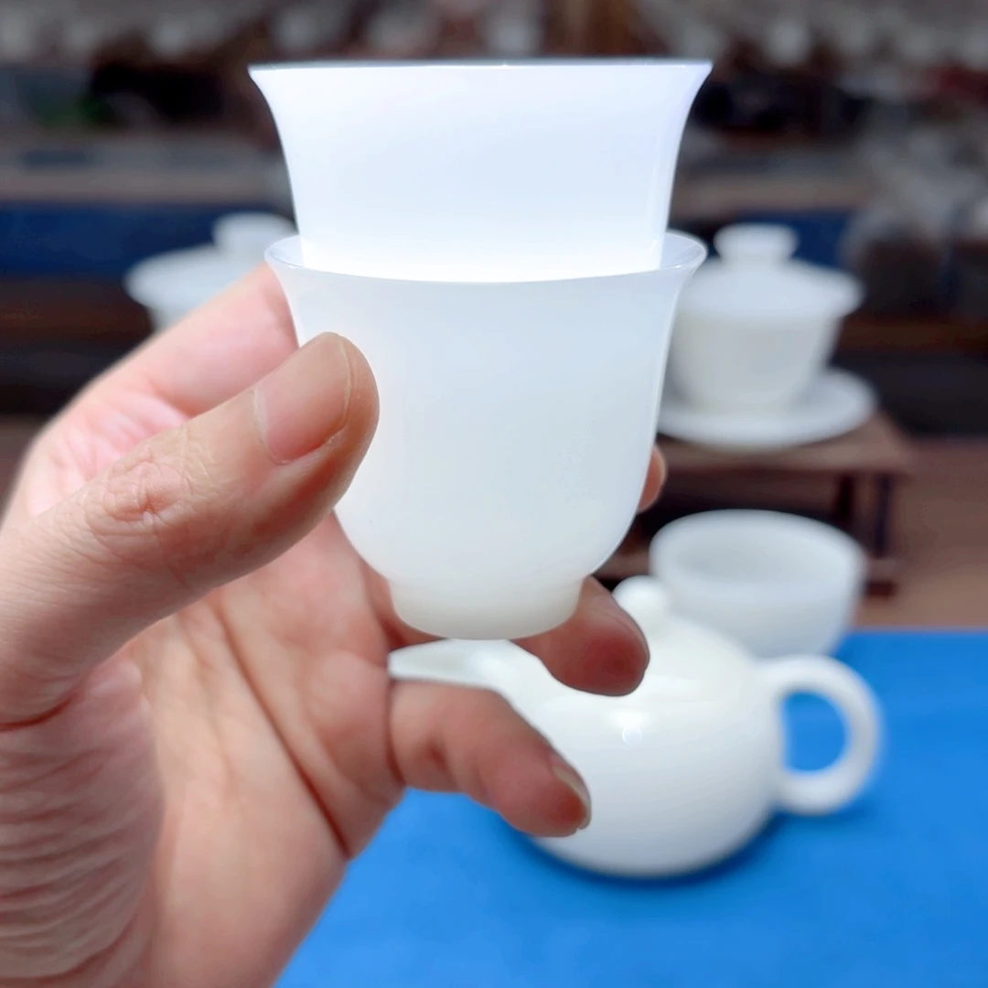 璞玉冰种玉瓷茶具工厂