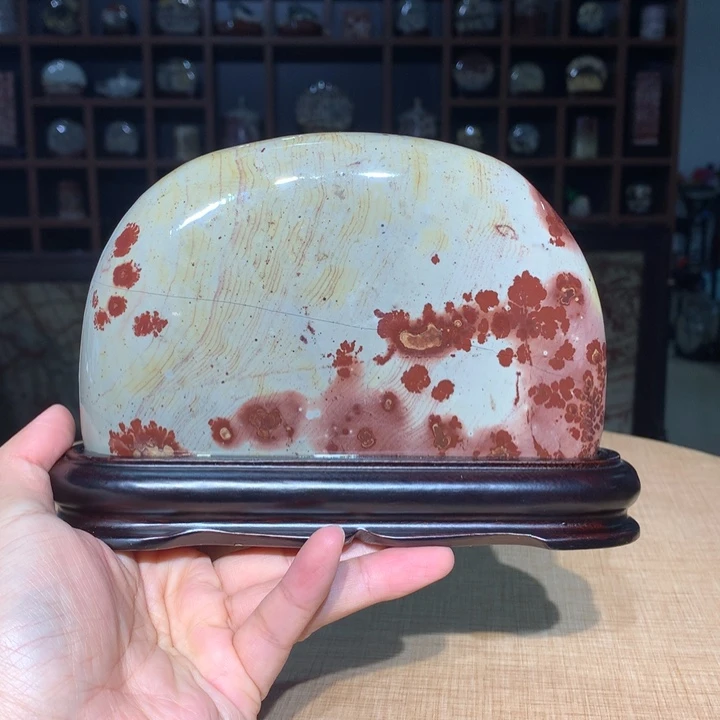 广西国画石摆件，观赏收藏