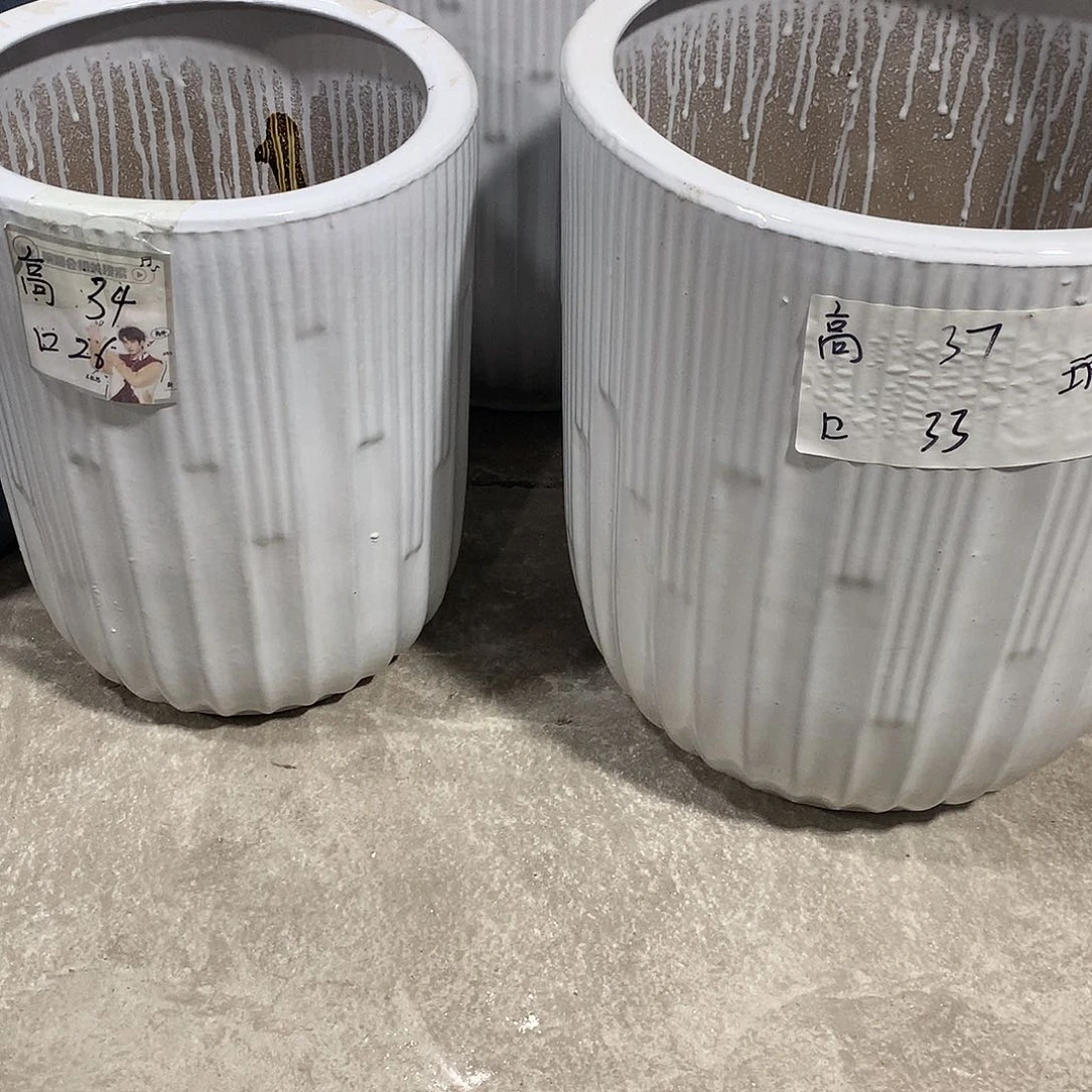 高温陶瓷花盆微瑕