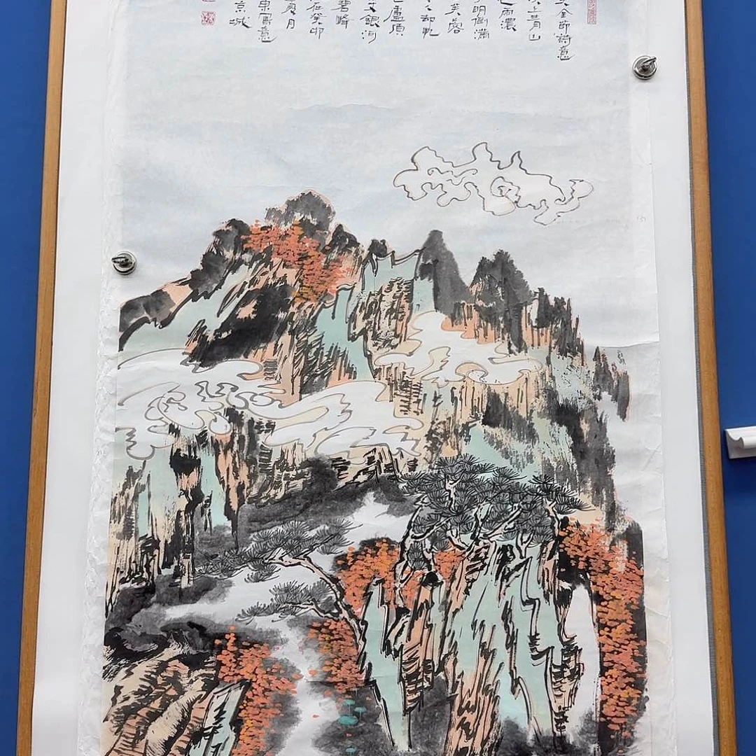 国画多次参加国内外大型