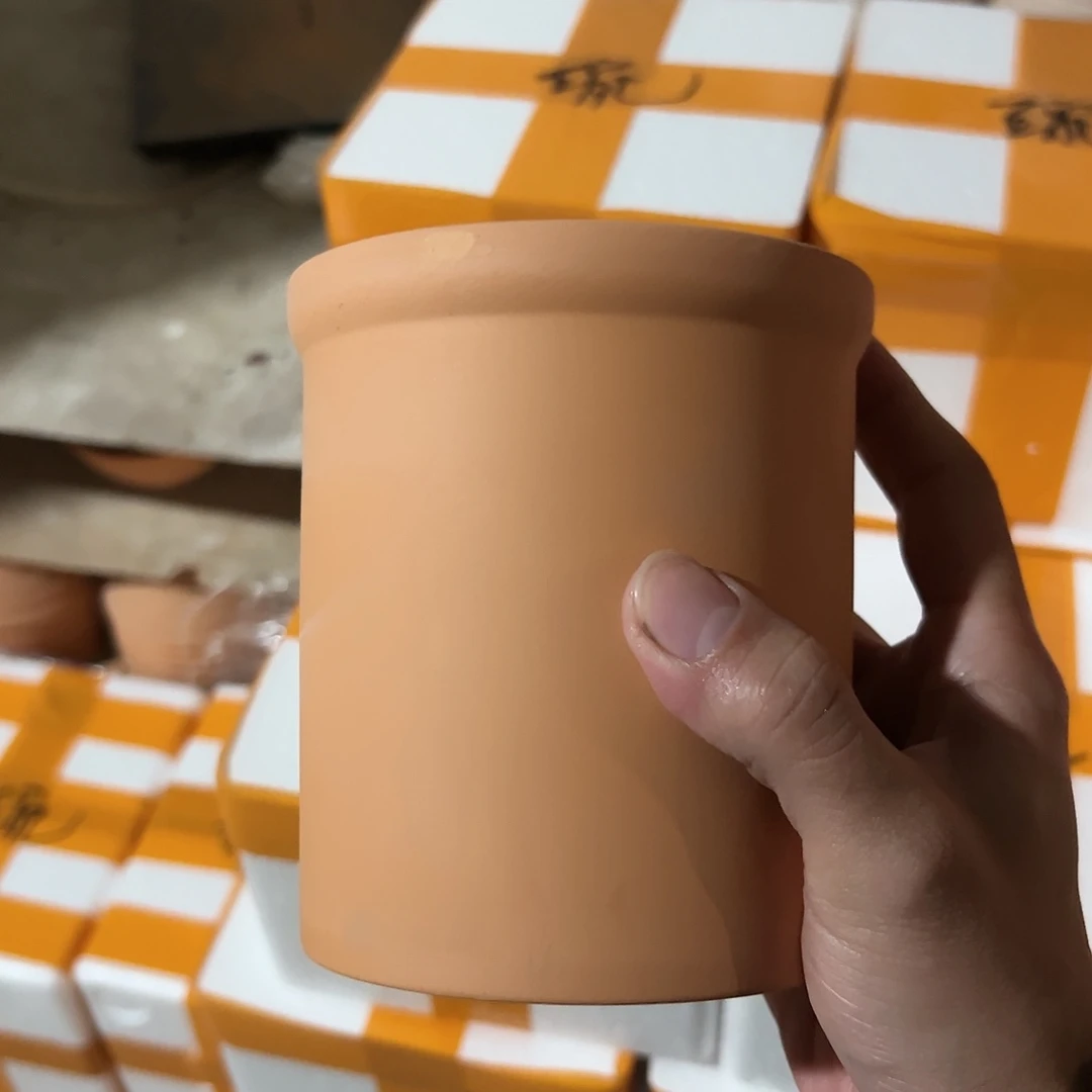 【闪购商品】红陶直筒12口13高1个